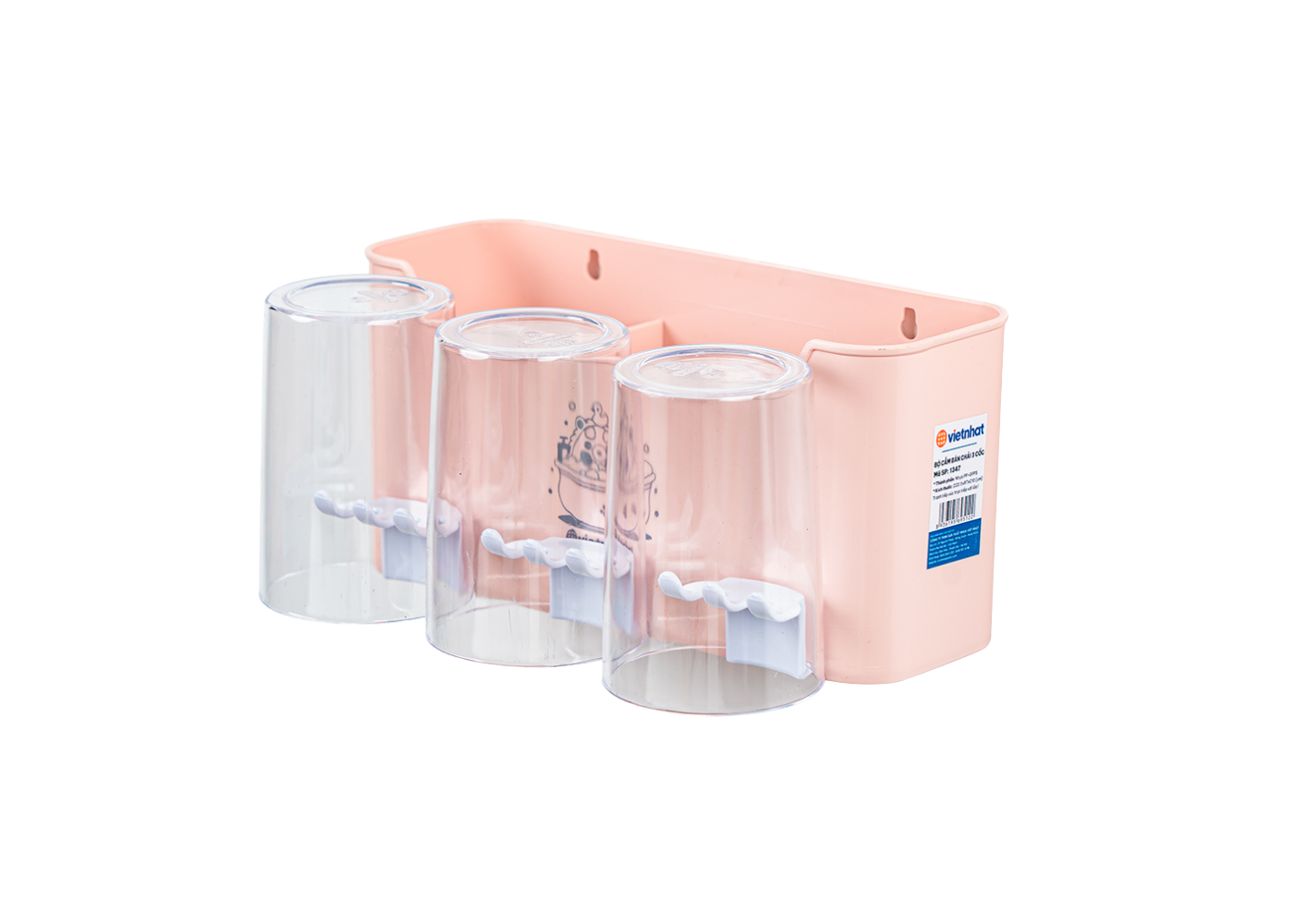 Bộ cắm bàn chải 3 cốc Việt Nhật 1347